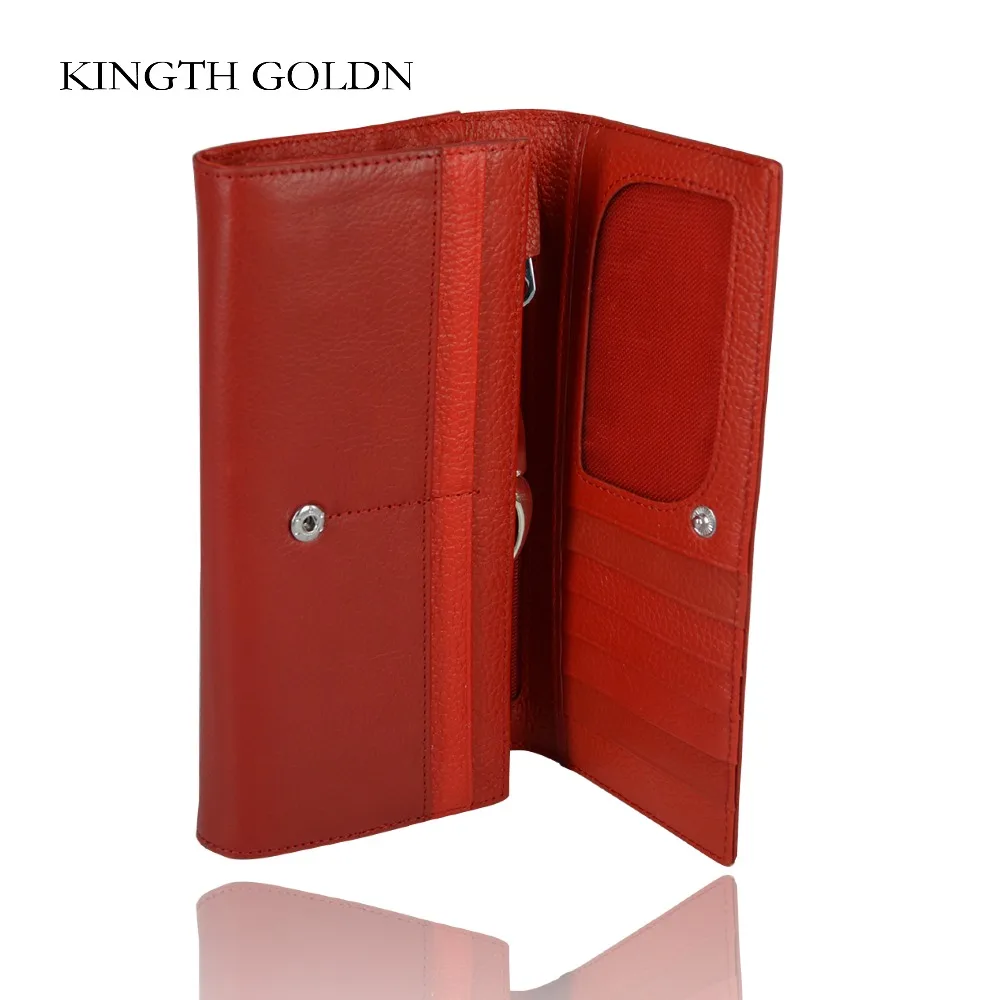 KINGTH GOLDN пояса из натуральной кожи кошелек для женщин Женский женские кошельки