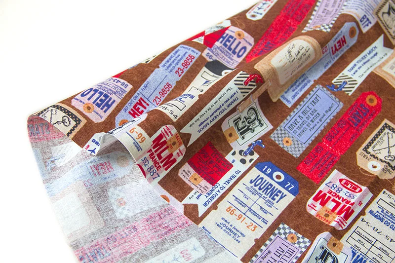 Японская Лоскутная стеганая ткань длиной до половины метра 100% хлопчатобумажная