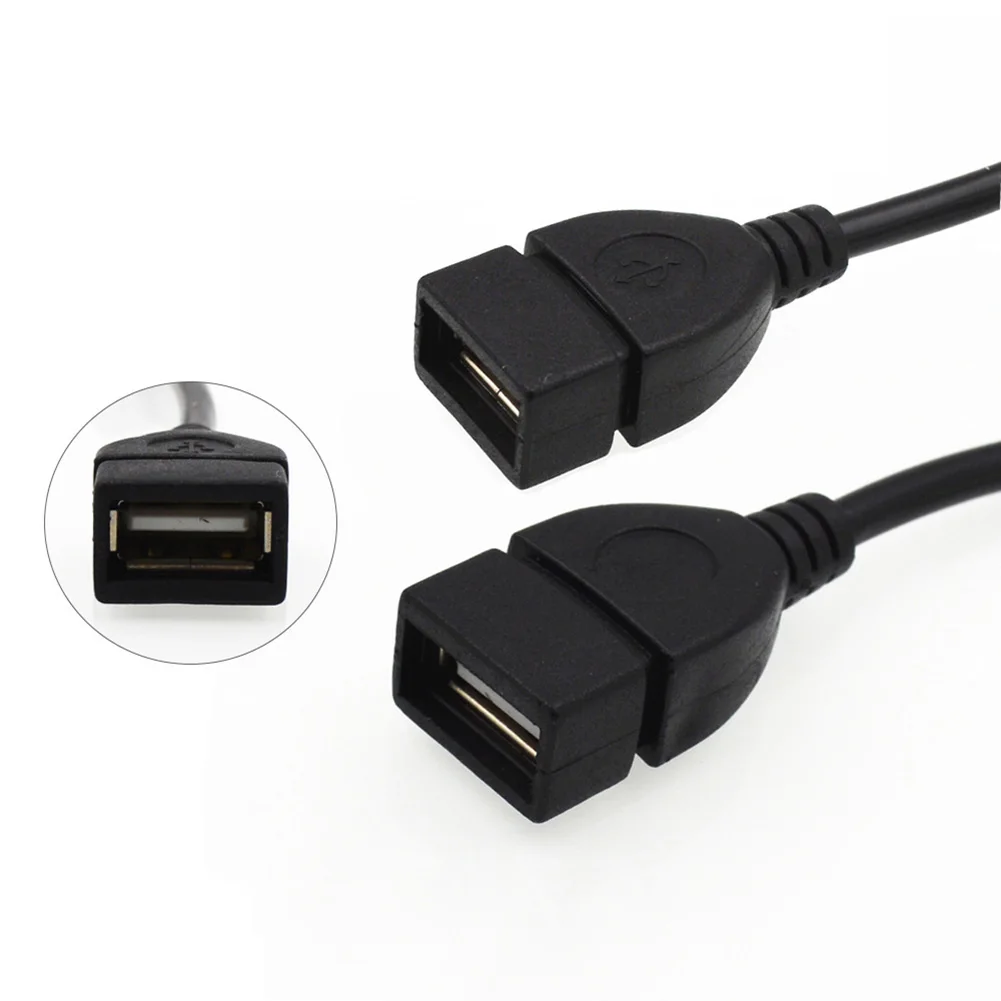 

Mini USB 5P Male to OTG USB Female Car Adapter Data Cable for Video Camera Audio Tablet CD GPS UY8