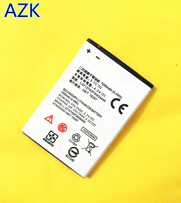 АЗК новый мобильный телефон V815W Батарея для ЖК-дисплея ZTE лезвие A112 L110 1200 мА/ч
