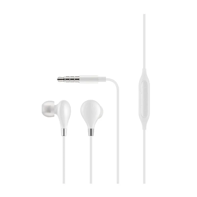 White Оригинальные наушники Meizu ME20, наушники-вкладыши с микрофоном, поддержка дистанционного прослушивания музыки, спортивные наушники, бас, высокое качество, для мобильного телефона - Цвет: White