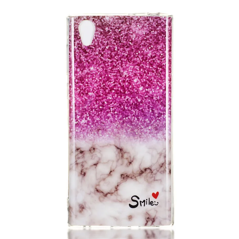 HEMASOLY Marble Case For Sony Xperia L1 E6 Dual G3311 G3312 G3313 Silicone Luxury Pattern Soft TPU Back Cover |
