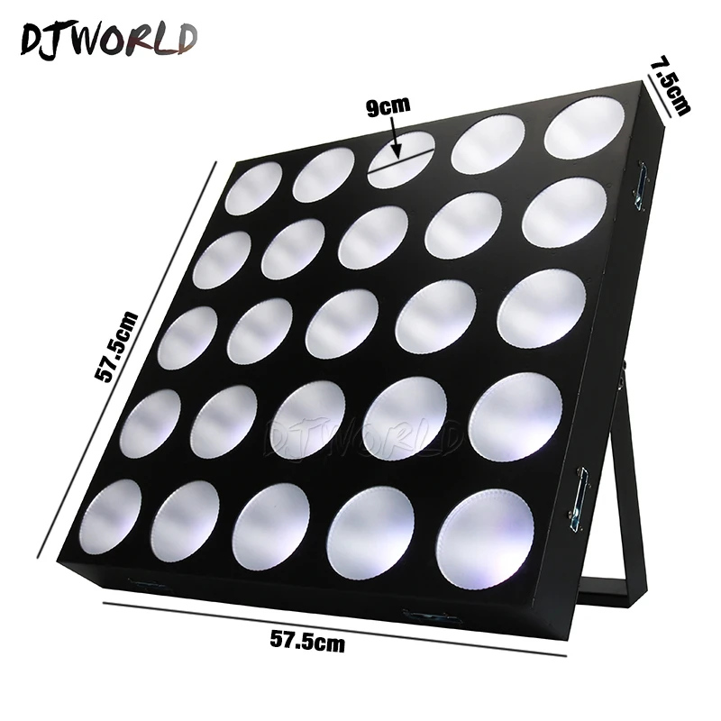 Светодиодный Блиндер Djworld 25x30 Вт RGBW матрица DMX512 сценический эффект освещение