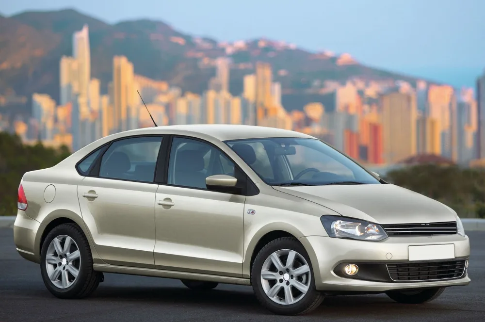 1 комплект для VW Polo Vento седан 2011 2012 2013 туман светильник выпуклые Противотуманные фары светильник решетка и жгут проводов