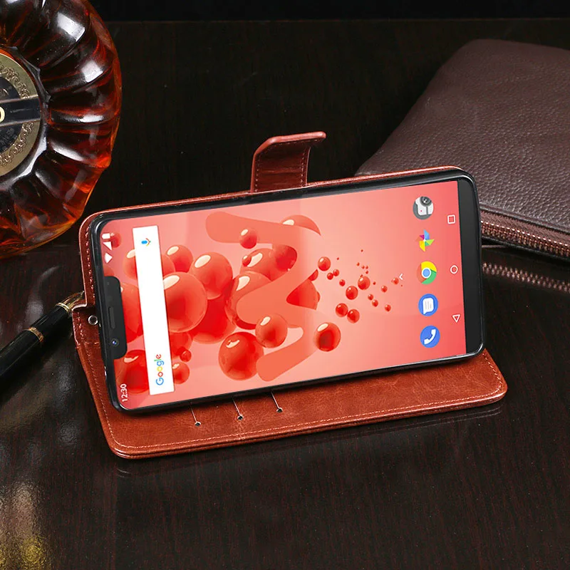 Для Wiko View 2 Plus чехол бизнес-стенд флип-кошелек кожаный чехол для Wiko View 2 Plus чехол для телефона аксессуары