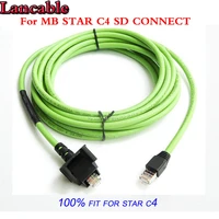 high quality green lan cable for mb star c4 lancable for ben sz star c4 sd connect car diagnostic tool star c4 network cable