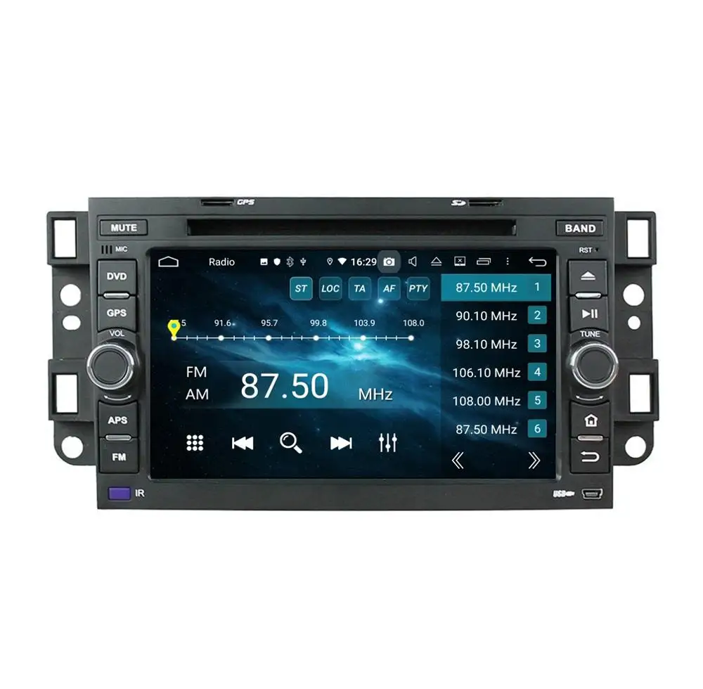 Автомагнитола PX6 2 din 4 + 64 ГБ 7 дюймов Android 10 GPS для Chevrolet Captiva Epica Aveo Lova Spark Optra Bluetooth 5 0