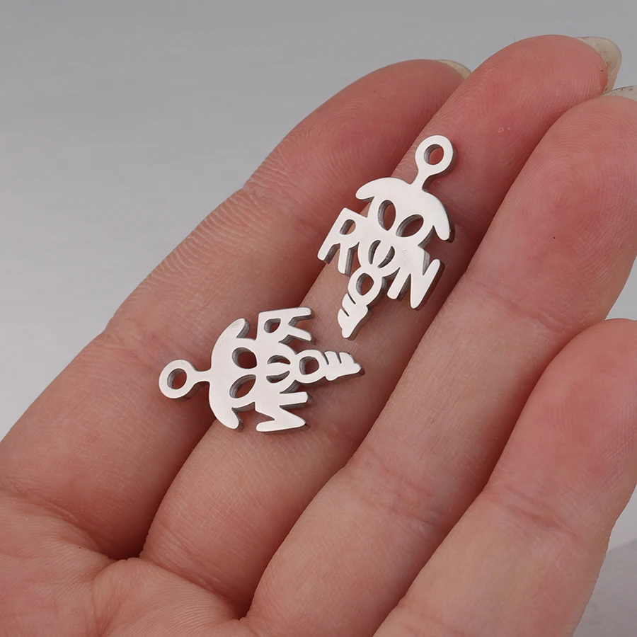 Fnixtar RN для зарегистрированной медсестры зеркальные шармы из полированной