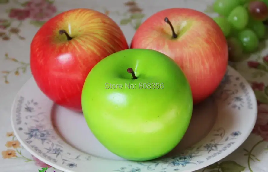 20 шт 8 см/3 15 &quotИскусственное Яблоко фрукты имитация овощей Модель Apple реквизит