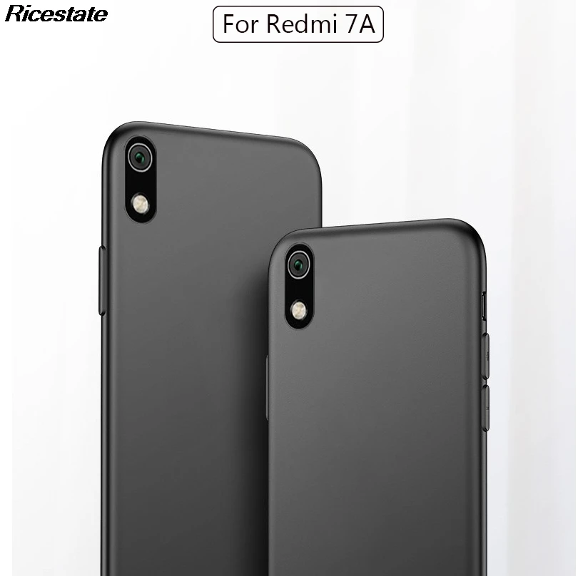 Xiaomi Redmi 7A прозрачный и матовый Цветной силиконовый мягкий чехол для Redmi 7A Redmi7A задняя крышка Чехлы