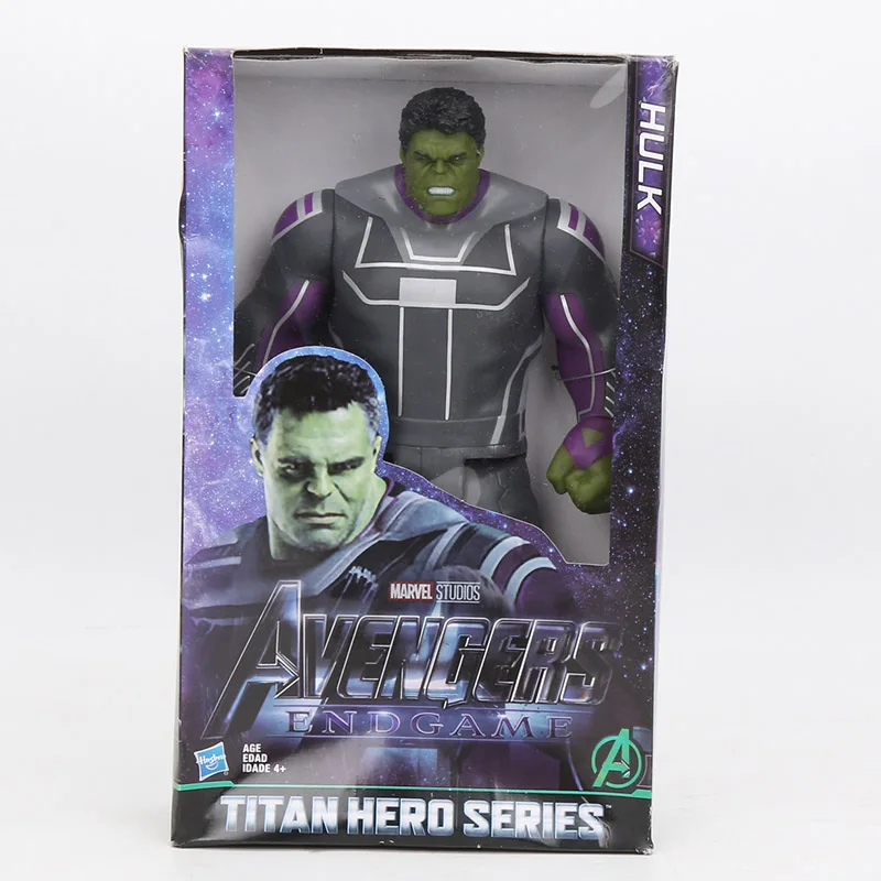 box 30 см игрушки Marvel Мстители 4 эндшпиль Халк ПВХ фигурка героя серии KO's Titan Коллекционная модель куклы игрушка для мальчика Детский подарок - Цвет: box