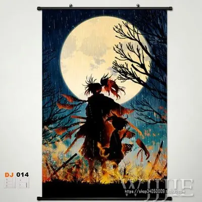 Аниме Сатоши Tsumabuki домашний декор плакат настенный прокрутка | Дом и сад