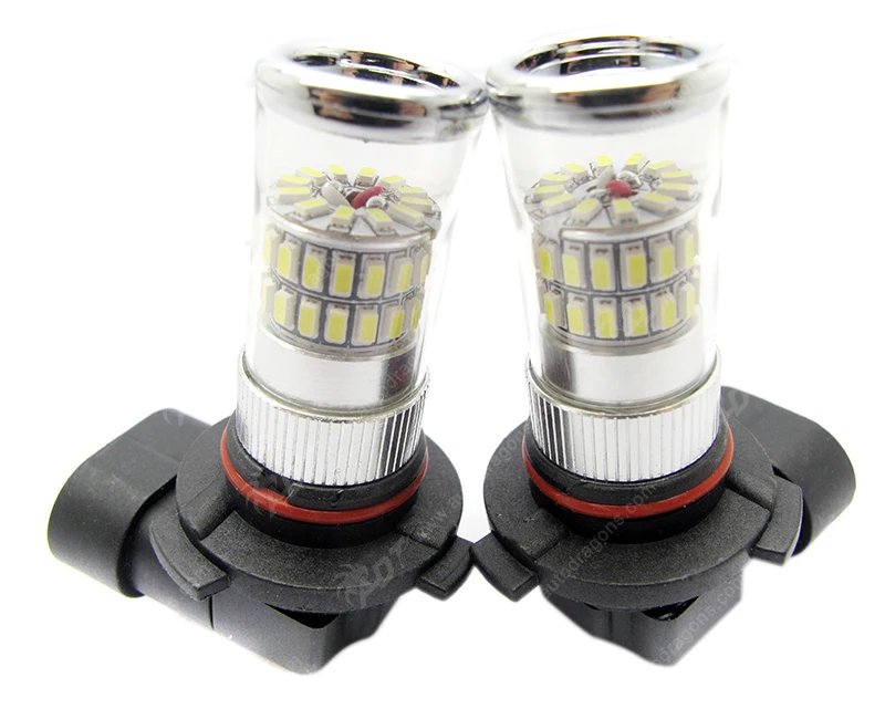 

2 шт. чип 3014 яркий белый желтый 48SMD 9005 HB3 светодиодный фары лампы отражатель зеркальный дизайн противотуманные фары