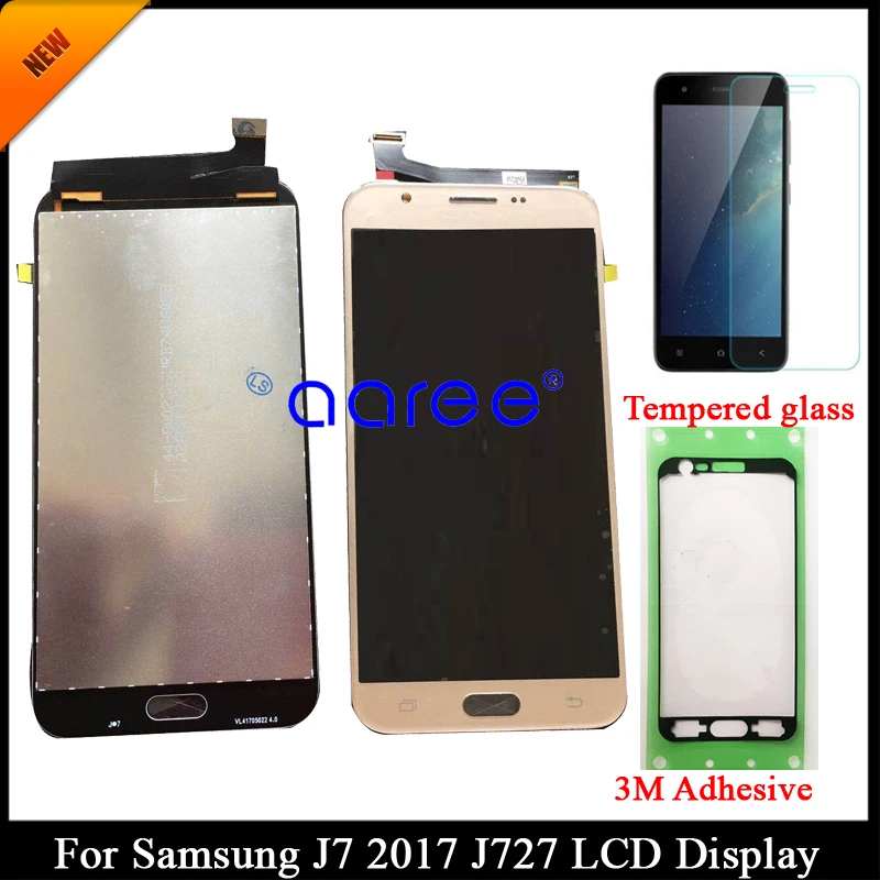 ЖК-дисплей с регулировкой яркости для Samsung J727, J7, Sky Pro, J727, сенсорный экран, дигитайзер в сборе (art.: 7a7967782) - 7a7967782