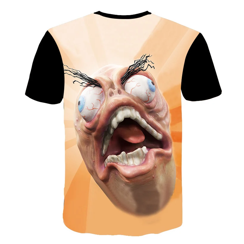 2019 Горячая продажа Новая модная мужская футболка с комическим принтом 3D летние