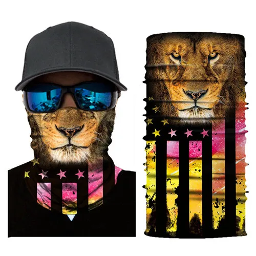 Новое поступление 3D животных уличные Лыжные маски велосипед Cyling Beanies маска для лица зима теплый ветер пробка лицо шапки для велосипеда - Цвет: E