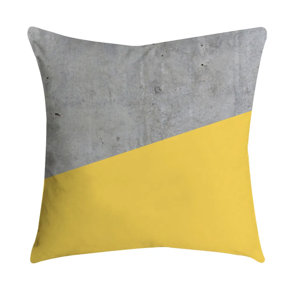 J Pineapple Leaf Yellow Sofa Car Waist Throw Pillow Cushion Cover Case Home Decor housse de coussin funda cojin kussenhoes - Цвет: J