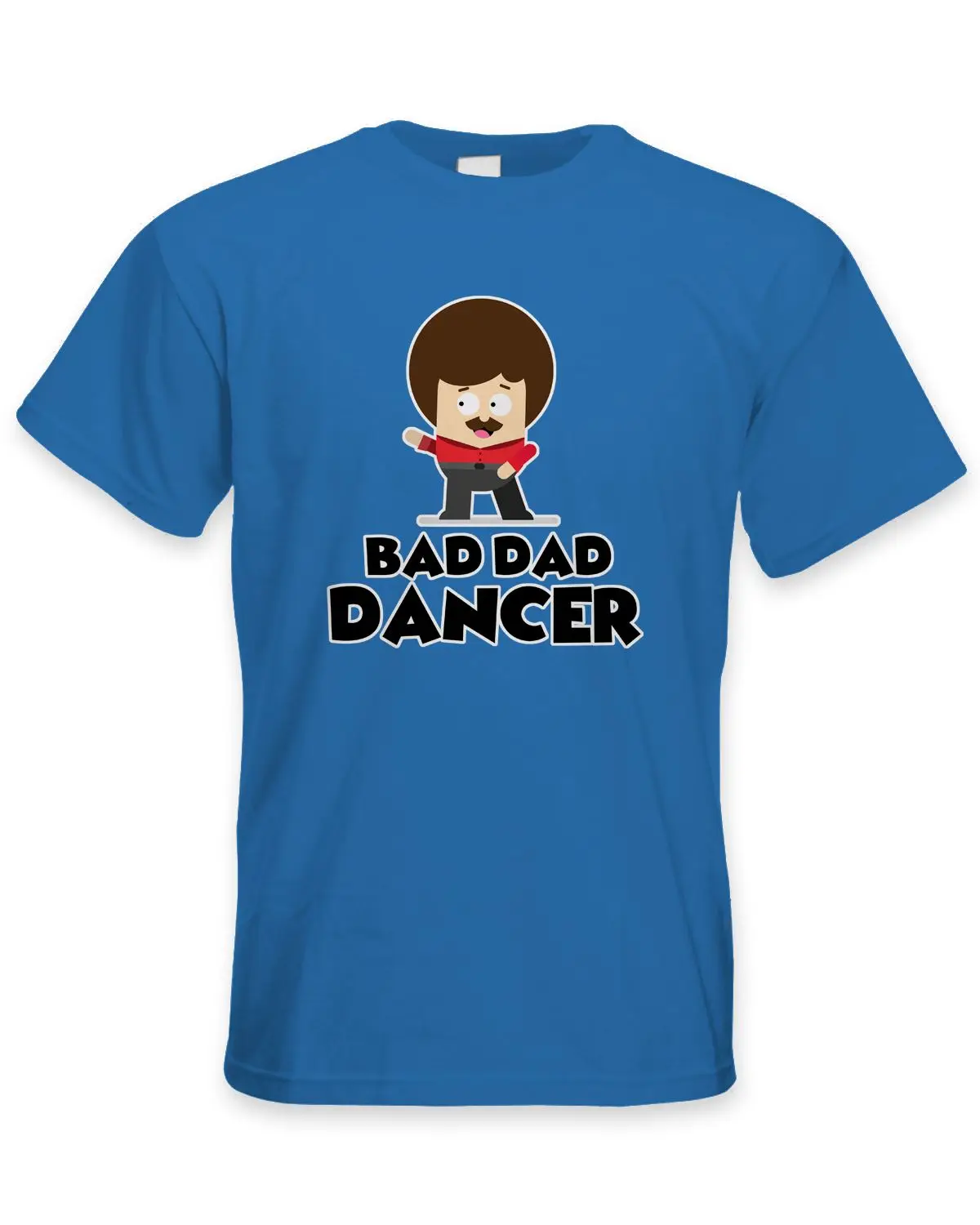 Bad Dad Dancer Dad's Funny Birthday Мужская футболка с героями мультфильмов для дня отцов