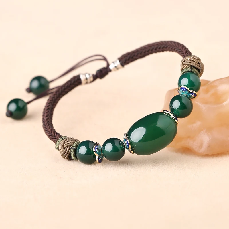 can choose size Bracelet Decorative Jewelry Green Bead Jewelery Women Transhipment Pearls Hand Boots | Украшения и аксессуары