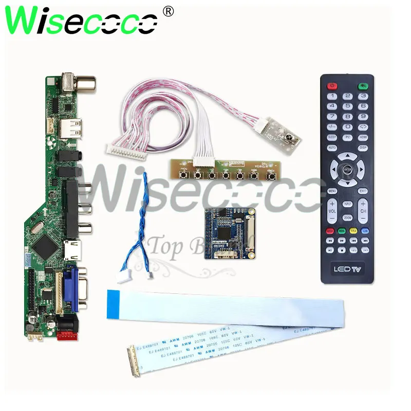 15,6 дюймовый ЖК-дисплея ноутбука экран 1366(RGB)* 768 30 pin HDMI VGA USB контроллер дисплей плата привода