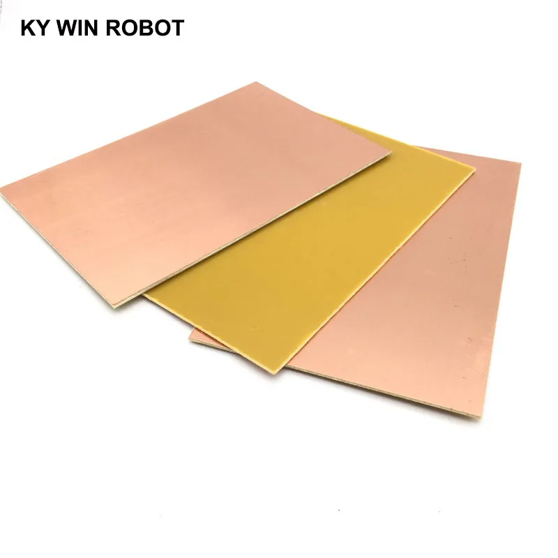 1 шт. FR4 PCB 10*15 см односторонняя медная плакированная пластина DIY PCB Kit ламинированная печатная плата 10x15 см 100x150x1,5 мм