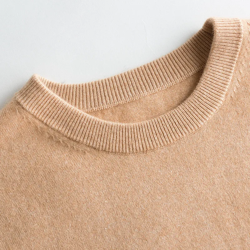 Мужские пуловеры 100% из чистой пашмины вязаный свитер высококачественные мужские