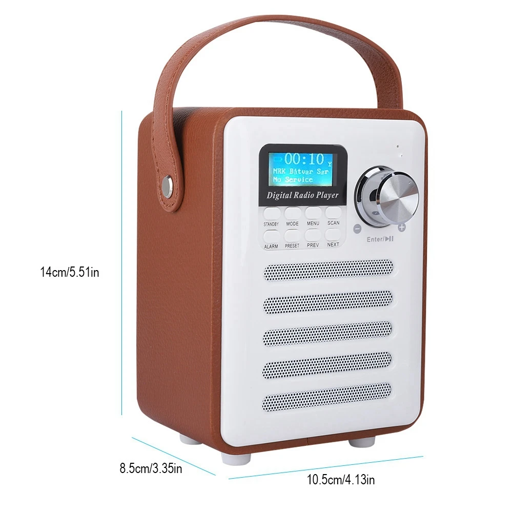 Мини Портативный DAB/DAB+ FM цифровой интернет радио Bluetooth беспроводной динамик