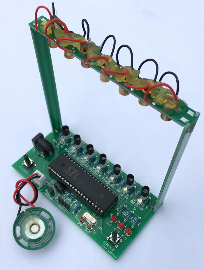 CNIKESIN DIY наборы 51 SCM Лазерная арфа электронный орган фортепиано Музыкальная