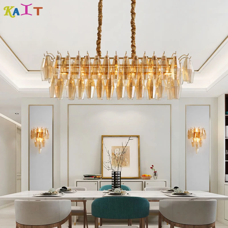 Современные хрустальные люстры для гостиной спальни комнатный светильник K9