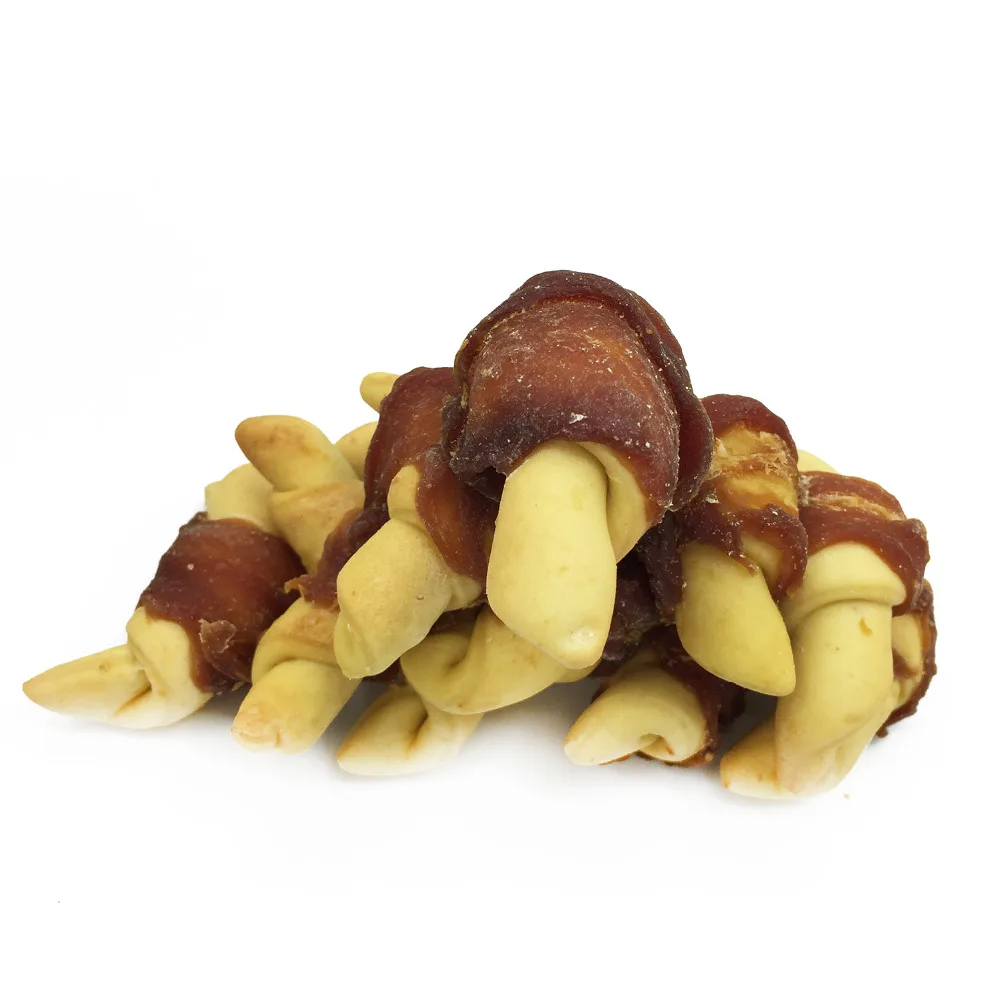 Pet Cuisine Dog Dry Food Puppy Chews Snack Duck Wrap Cookie Croissant 250g*2 Bags | Дом и сад