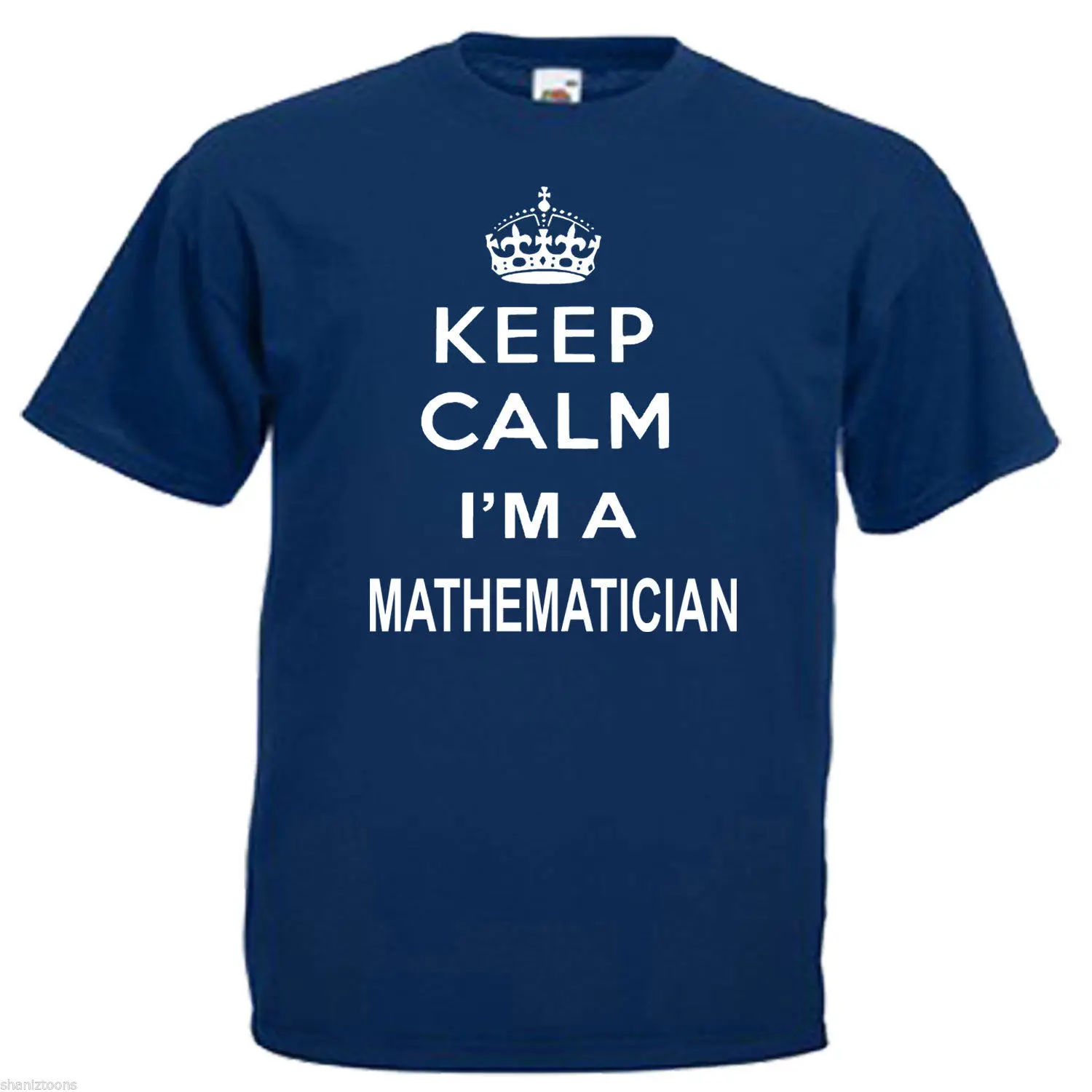 2019 новый бренд топы крутая Футболка Keep Calm mathatician Maths взрослые мужские футболки 12