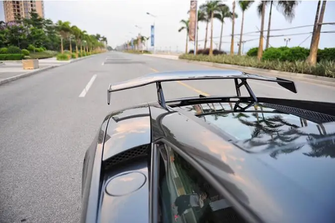 Gallardo LP Реальные углеродного волокна для заднего крыла багажник выступ Спойлеры