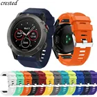 Ремешок Fenix 3 для Garmin fenix 5, ремешок для наручных часов 20 мм 26 мм 22 мм, силиконовый ремешок для наручных часов Garmin Fenix5XFenix33HR Garmin Fenix5935