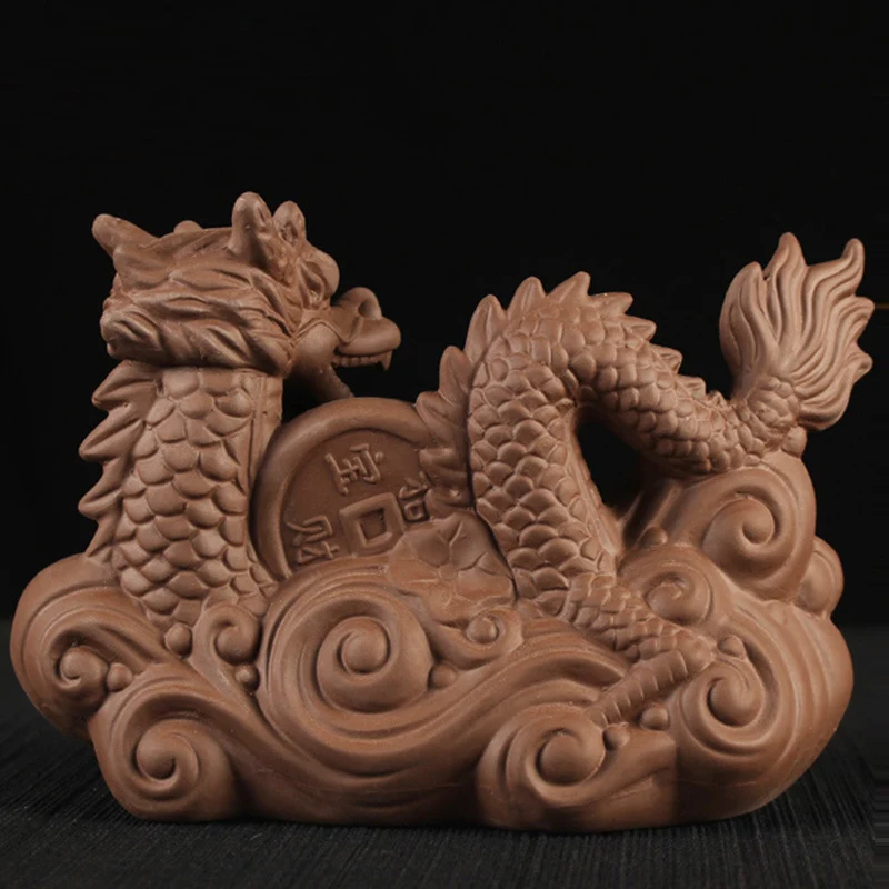 The High Quality Dragon Incense Burner Backflow Ceramic Home Decor Felicitous Machine Budda Decorative Gift Stick Holder | Дом и сад