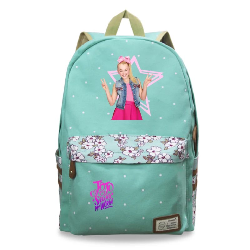 

New Jojo Siwa Women Functional Backpack Students Boys Girls Back to School Gift Rucksack Fashion Casual High Quality Travel Bag