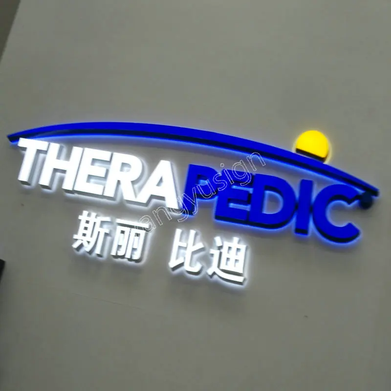 

outdoor used advertising customized Resin 3D LED letters