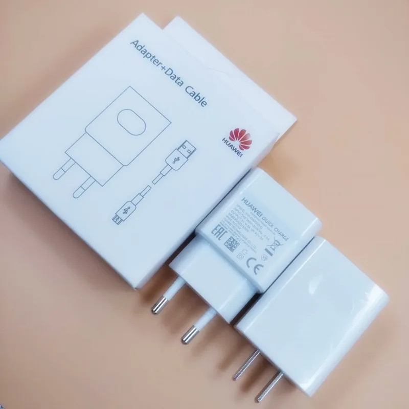 Оригинальное зарядное устройство Huawei p20 lite QC 2 0 Быстрая Зарядка адаптер и Usb