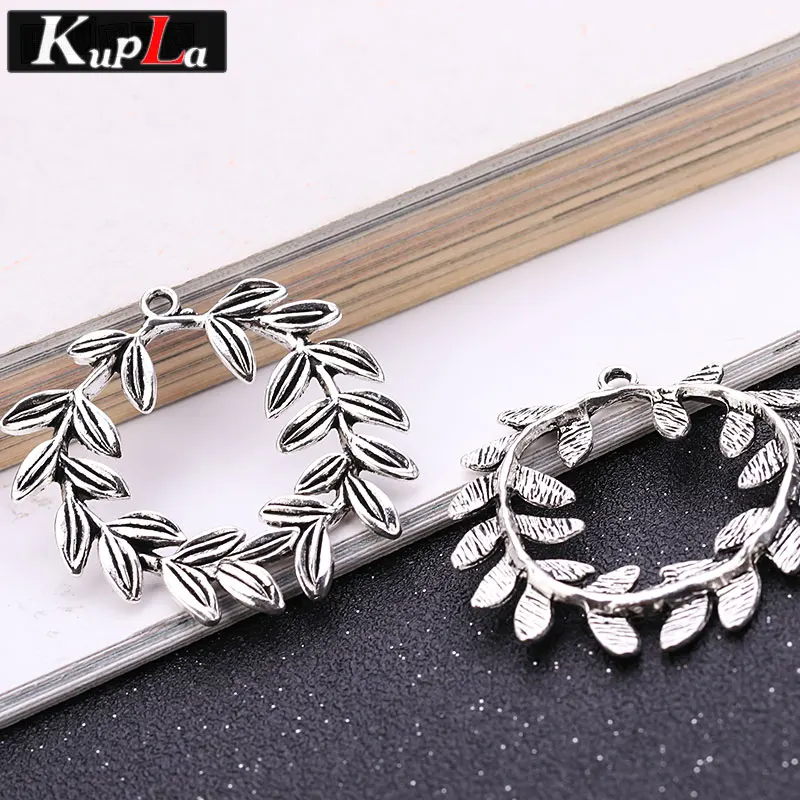 Vintage Silver Circle Branch Charms for Jewelry Making DIY Metal Fashion Handmade Peace Tree Pendant | Украшения и аксессуары