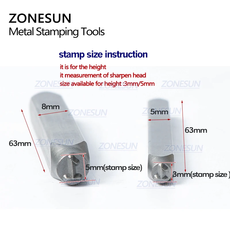 ZONESUN, 9 шт., углеродистая сталь, ювелирный штамп, набор, стальные штампы, штампы, металлическая метка, инструменты для штамповки, для браслета, ожерелья, кольца