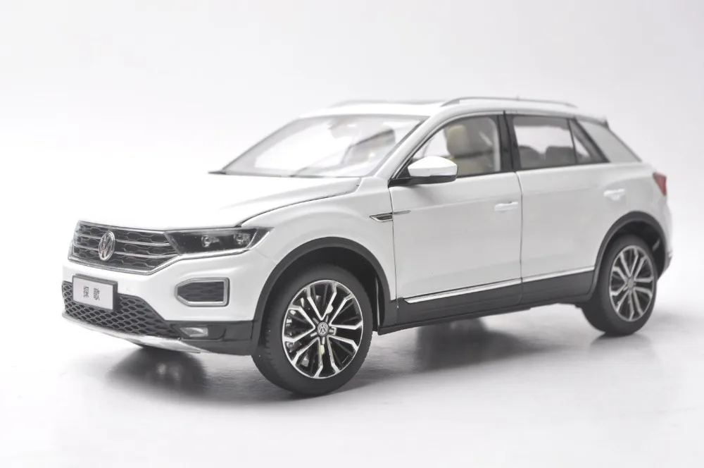 1:18 литая модель для Volkswagen VW T-ROC белый внедорожник игрушечный автомобиль миниатюрный коллекционный подарок TROC T Roc