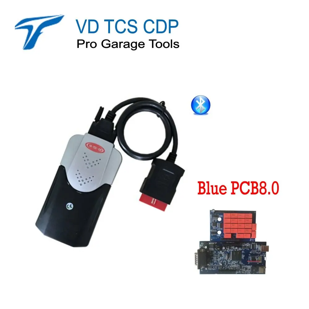 Best цена синий PCB8.0 для VD TCS CDP pro plus 2016 00/15R3 Keygen многоязычная авто obd2 Диагностический