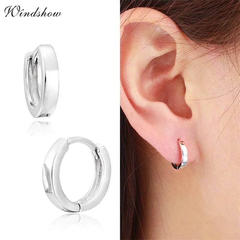 Серьги кольца женские/мужские/Детские из серебра 925 пробы|small hoop earrings|hoop earrings for