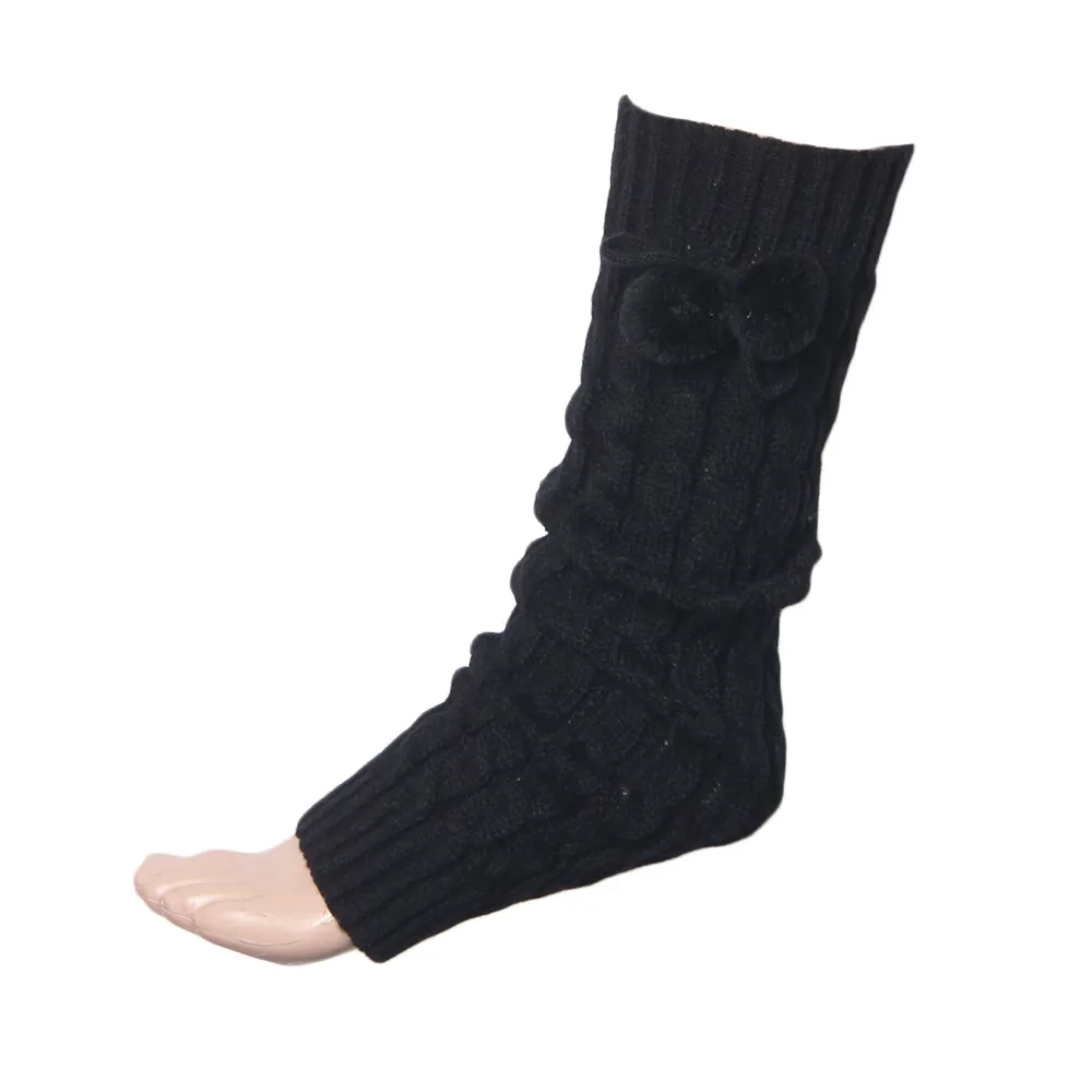 Дизайн Womail модные вязаные гетры шар декоративное голенище Sockings Oct6 Прямая fed30