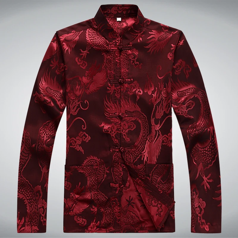 Китайская традиционная одежда для мужчин китайская мужская мужские рубашки