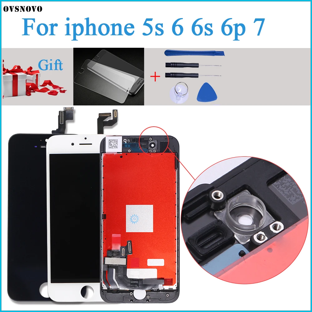 Сменный сенсорный 3D ЖК экран для iPhone 6 7 фотоэкран сменный дигитайзер в сборе 6S