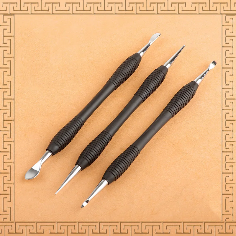 

High quality leather craft Cowhide pressure wipers DIY manual scribing tool,stroke shaping tool