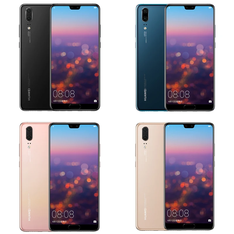 В наличии huawei P20 полный LTE Band AI смартфон двойной сзади камера 5 8 дюймов вид экран