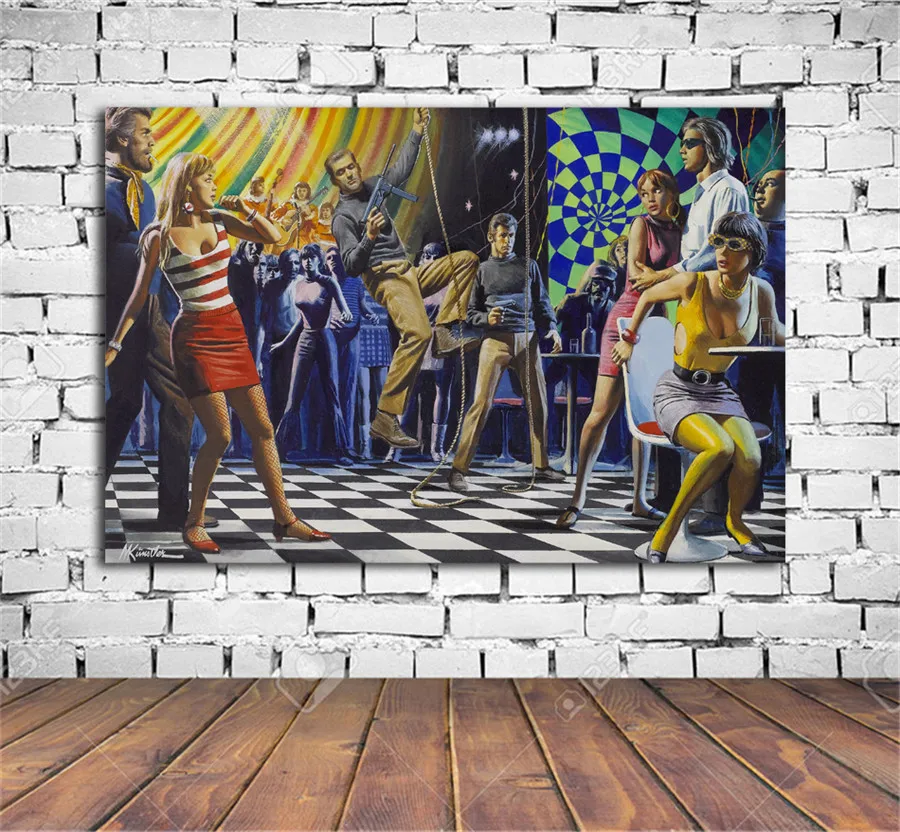 История красоты и Сексапильный Морт кунстлер американский стиль Холст Картина