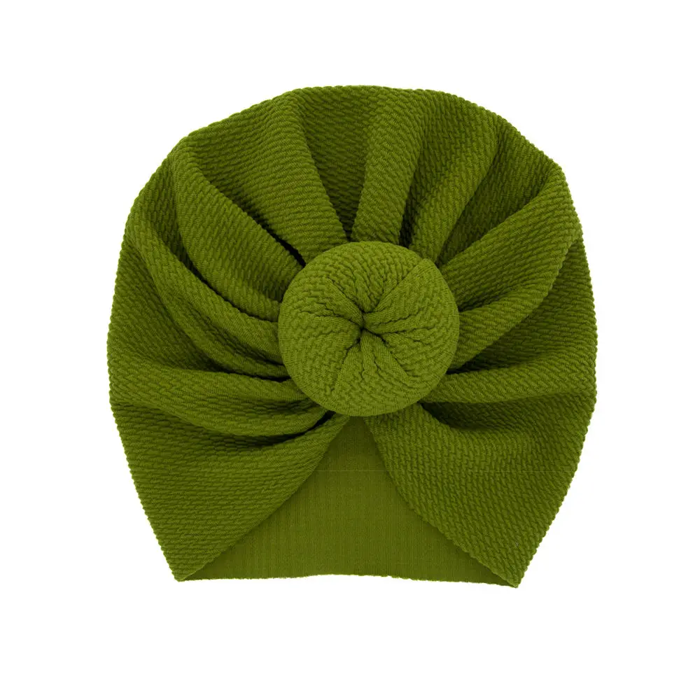 Top knot turban Baby hat Round Headband Turban Bow Beanie Infant Head cover Topknot headwrap H104S | Детская одежда и обувь