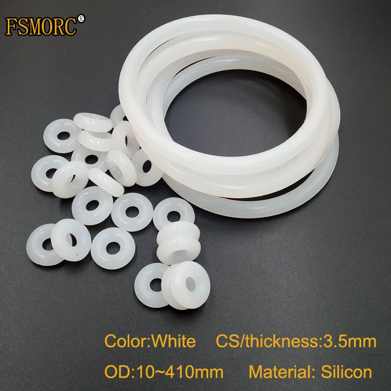 

Силиконовые уплотнительные кольца FSMORC OD10mm~410mm*3.5mm